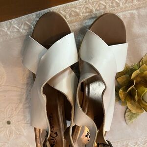 Self Esteem White Women's Sandals